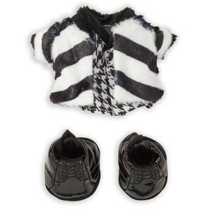 Disney Nuimos Cruella Fur Coat, Dress and Boots Outfit